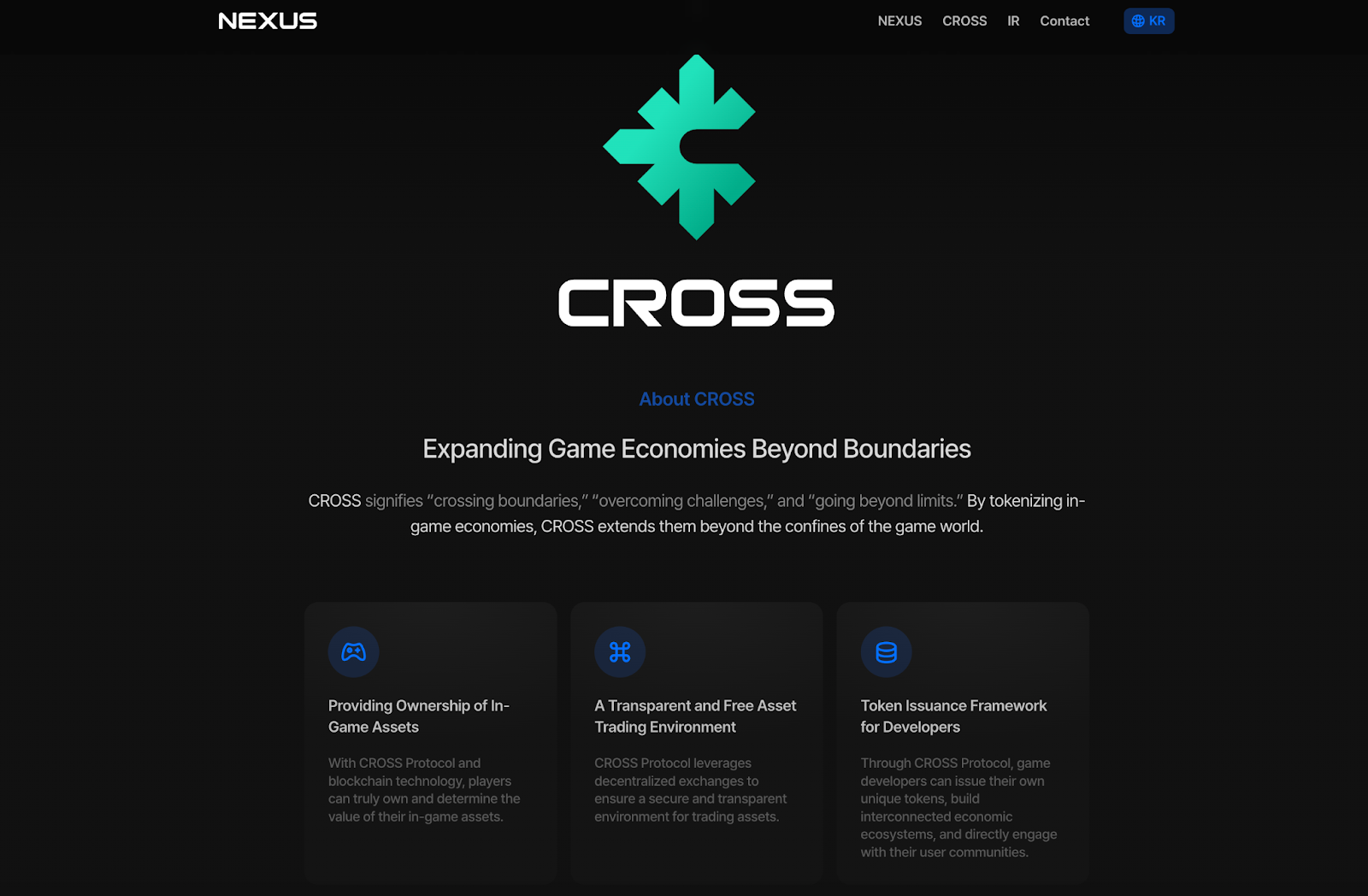 Nexus and CROSS Protocol: Changing Blockchain Gaming with True Ownership