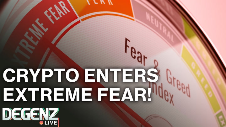 Crypto enters “Extreme Fear”! Crypto Falls 3-8%!